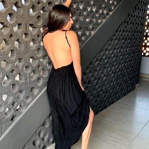 Windsor black less crochet dress size M